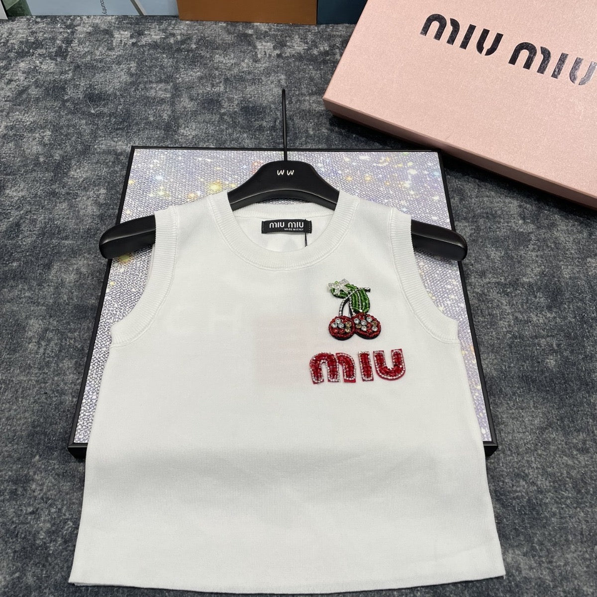 MiuMiu cherry vest
