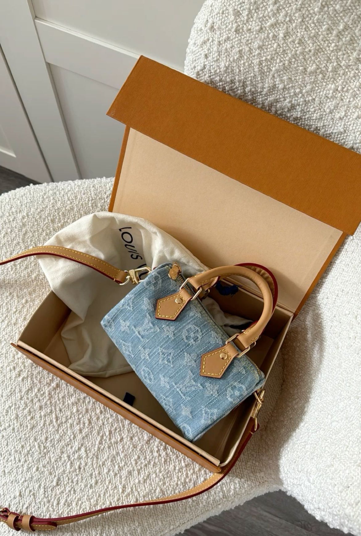 Louis Vuitton Denim Speedy Bag