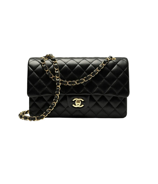 chanel classic bag - gold chain