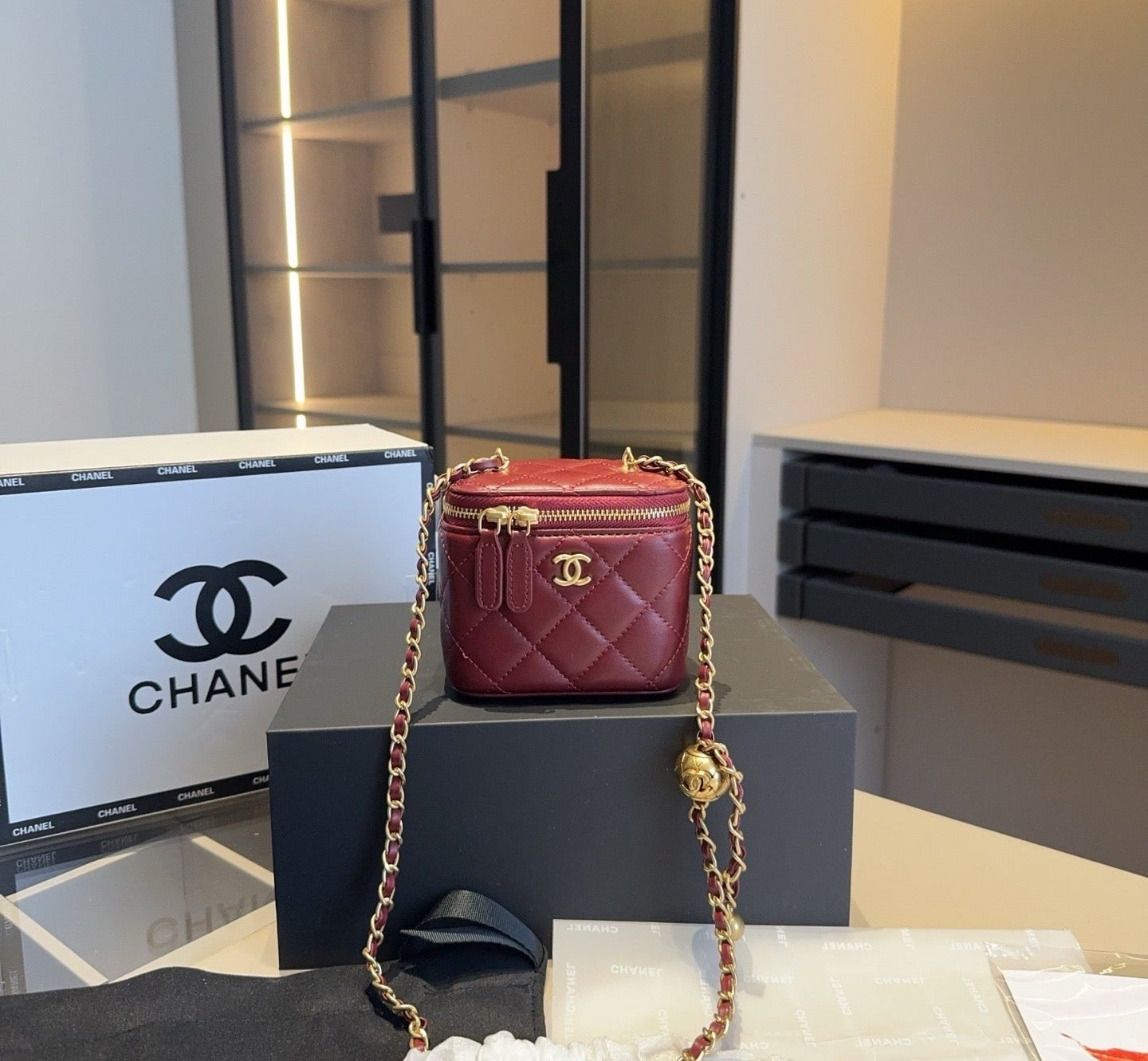 chanel vanity bags mini