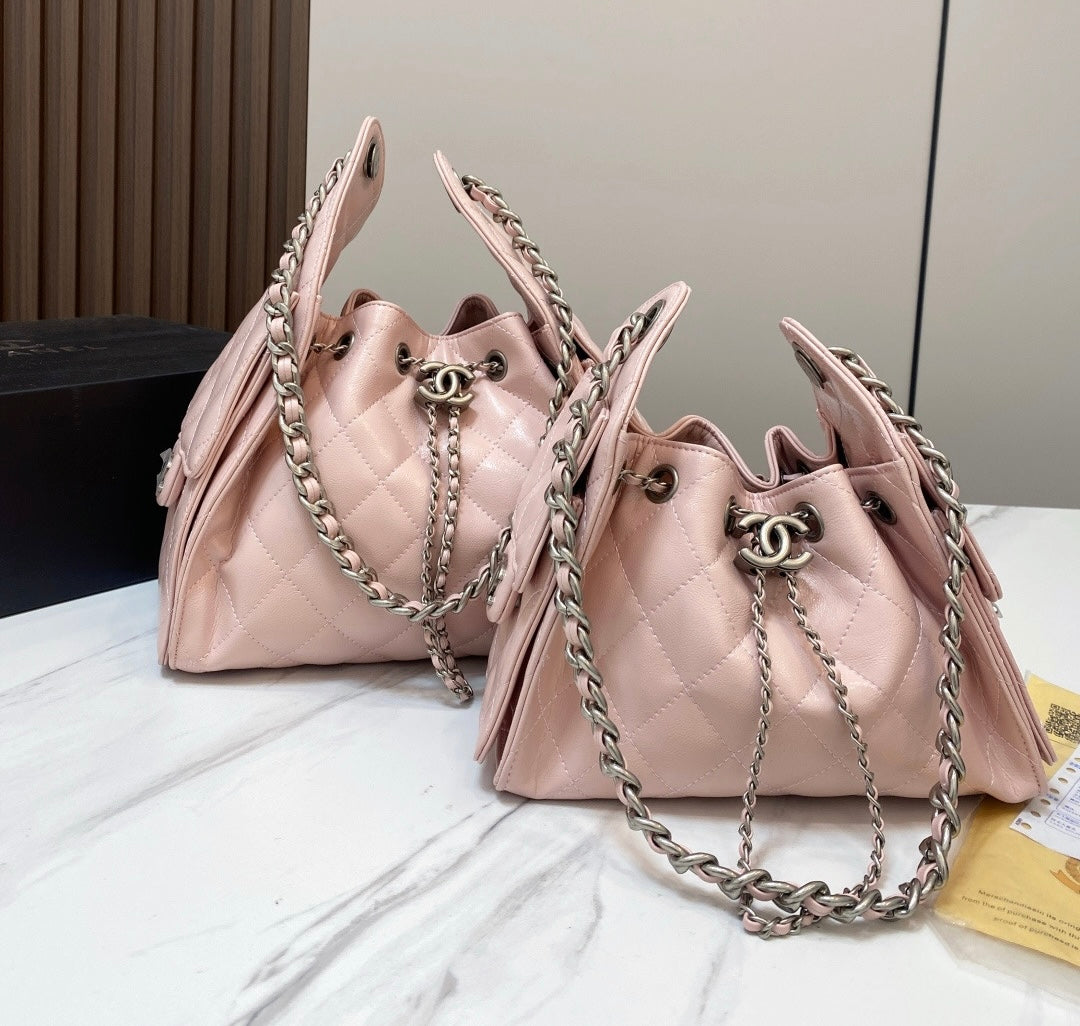 Chanel 25 - Silver Chain