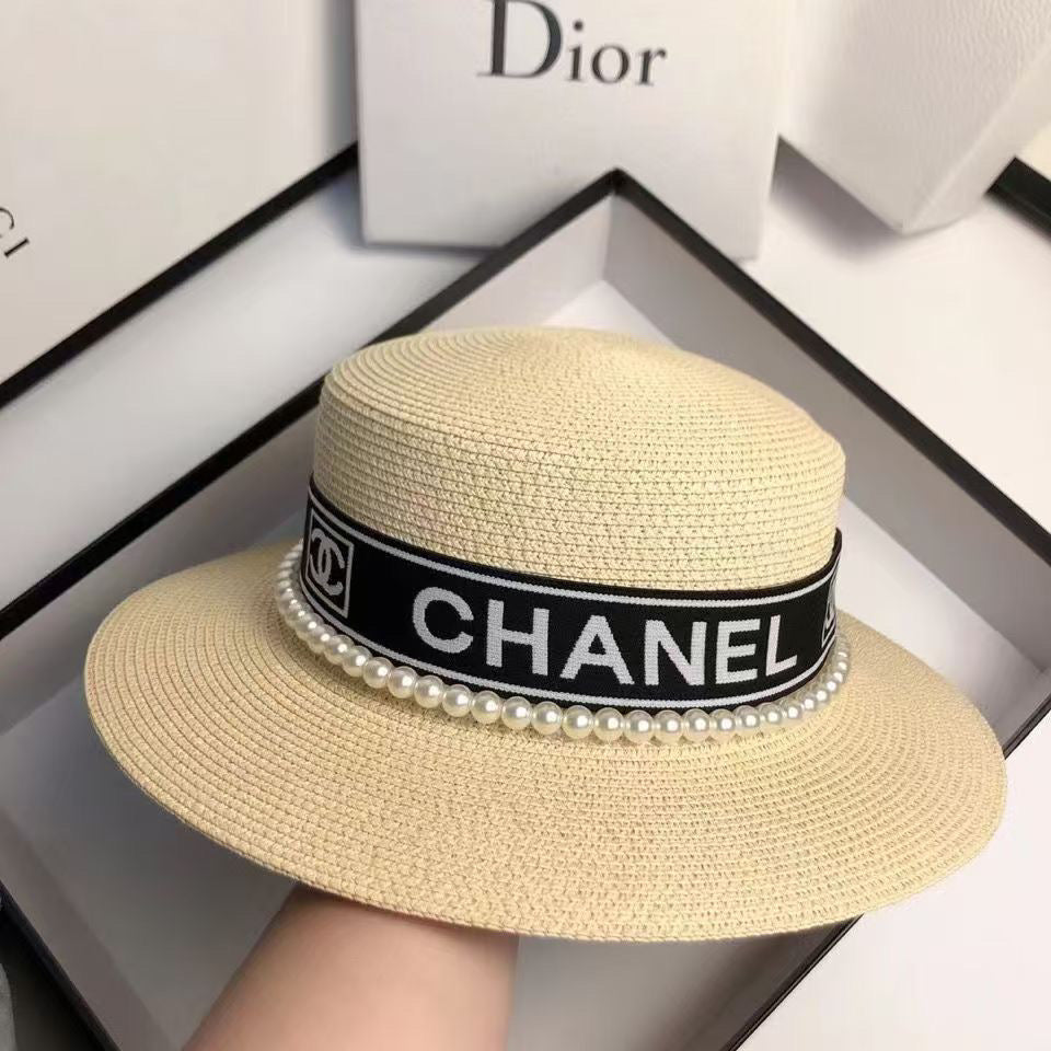 chanel pearl hats