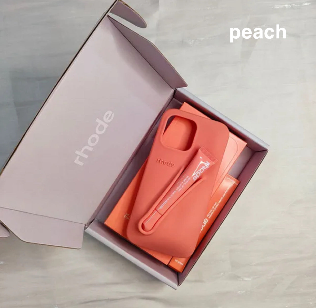 rhode” phone cases + lip