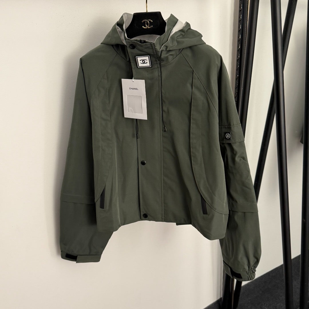 chanel windproof jacket