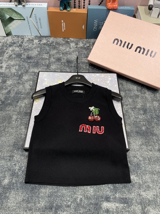 MiuMiu cherry vest