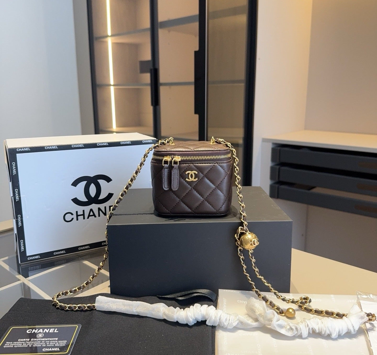 chanel vanity bags mini