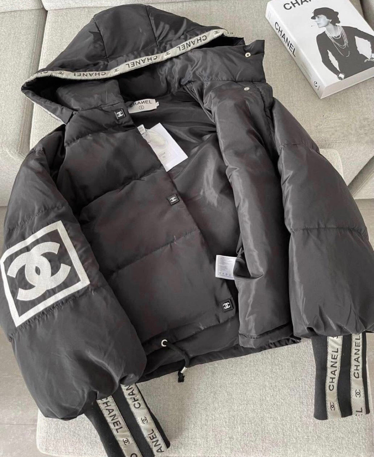 chanel puffer jacket