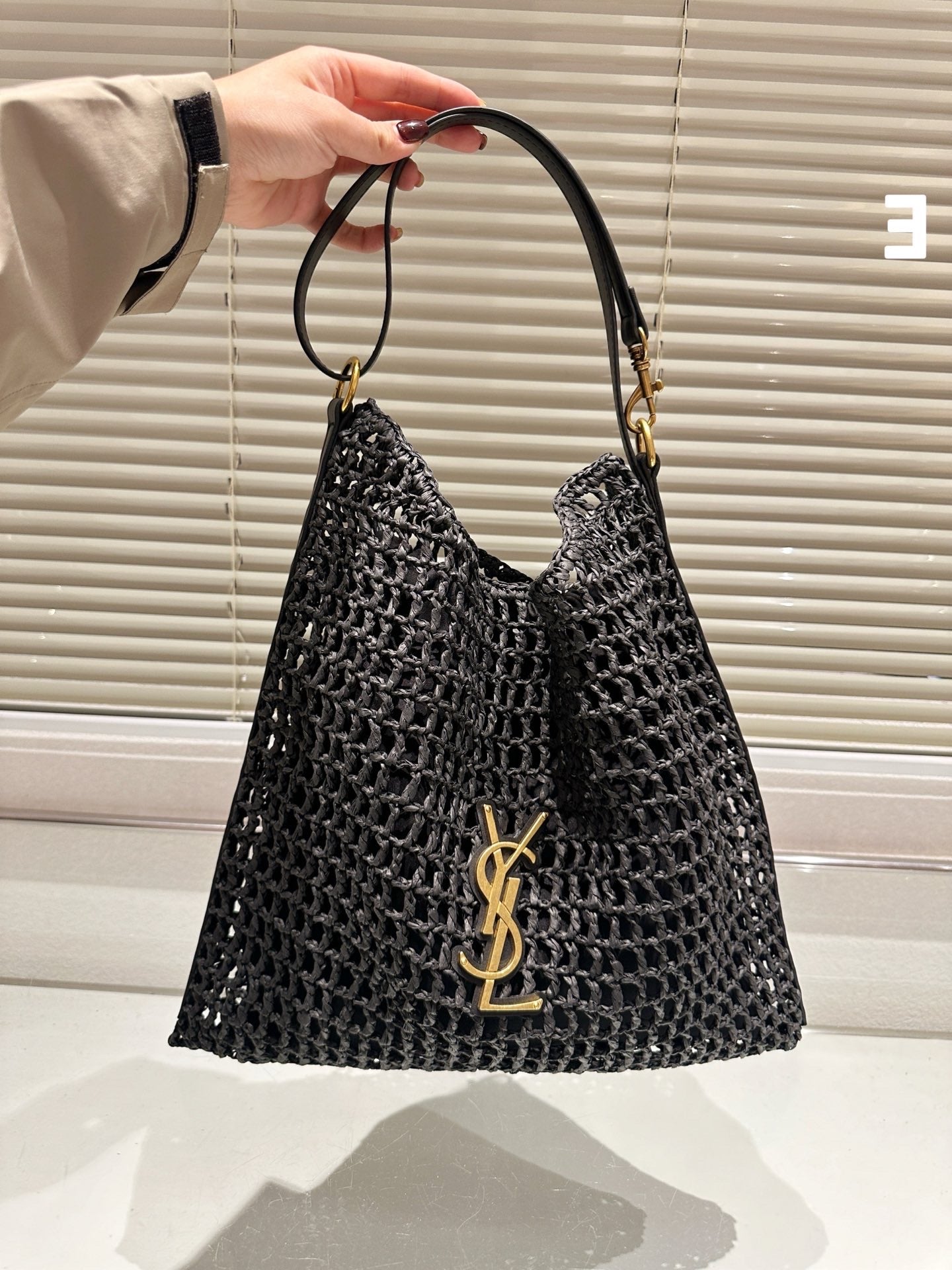 saint laurent beach bag