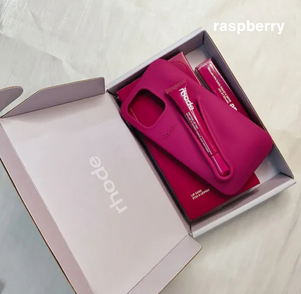 rhode” phone cases + lip